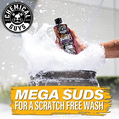 Chemical Guys Foam Gun Car Wash & Wax Bundle with TORQ Foam Blaster, HydroSuds Car Wash Soap and HydroSlick Ceramic Hybrid Car Wax (3 Items, 32 Fl oz) - Image 7