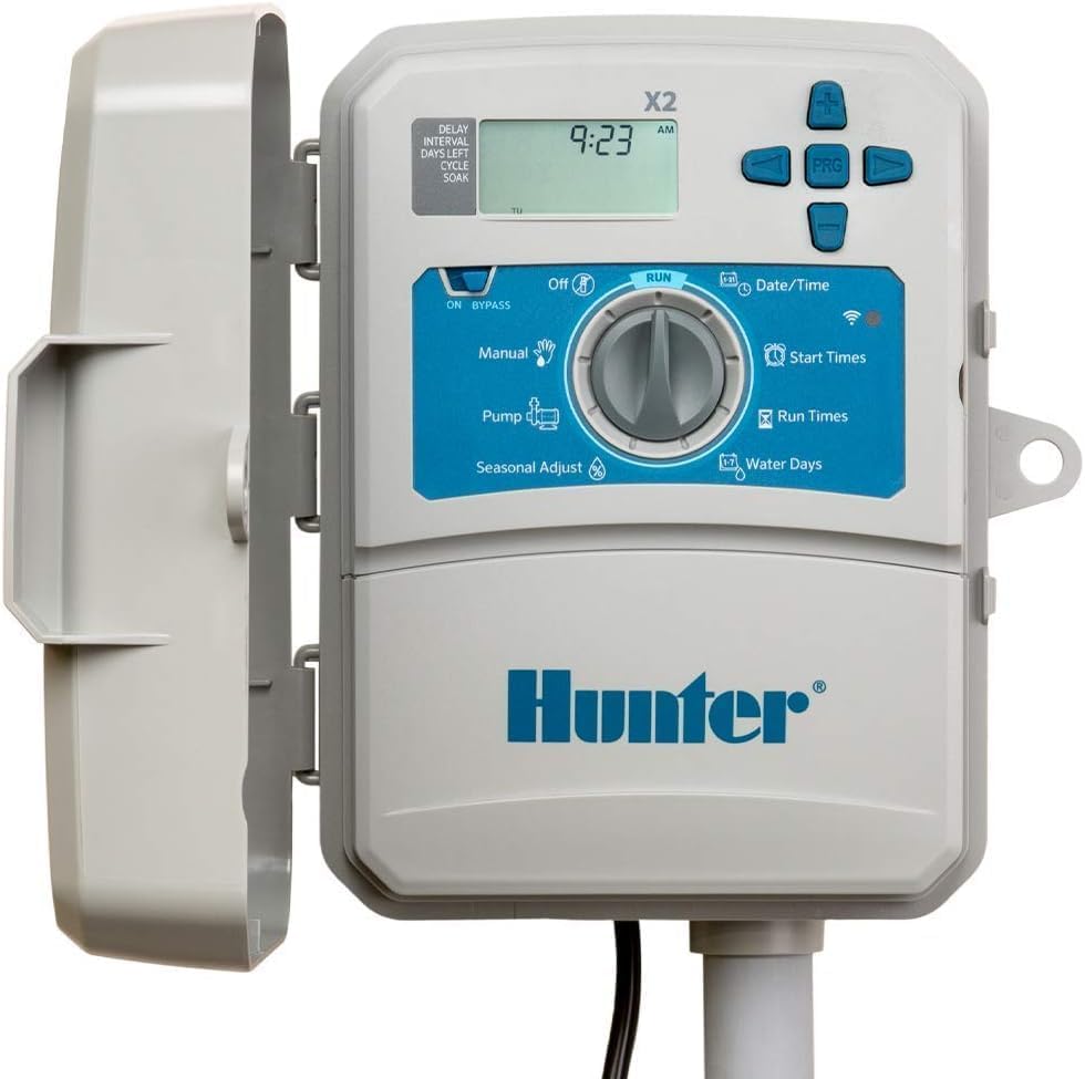 Hunter X2 4 Zone Sprinkler Controller, WiFi Compatible Sprinkler Timer (Pack of 10) by HunterIndustries