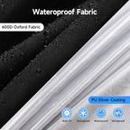 NEVERLAND Zipper IBC Tote Cover 275 Gallon 420D Waterproof Water Tank Cover - Image 3
