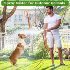 Misting Nozzle,Heavy Duty Garden Hose Mister Nozzle, Adjustable Water Spray Pattern From Powerful Jet To Mist,Ideal For Misting Delicate Plants (8-Hole, 4) - Image 3