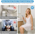 Handheld Toilet Bidet Sprayer 2 Pack, Water Pressure Adjustable Sprayer with Hose and 7/8 "T-Valve, Jet Spray and Soft Spray, for Toilet, Bidet, Shower etc., Stainless Steel, Silver - Image 6