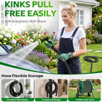 Garden Hose 75 FT, Non-Expandable Kink Free Water Hose,Lightweight - Image 5