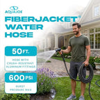 Aqua Joe AJFJ050-58-XT1 New and Improved - Aqua Joe 50-Ft x 5/8-Inch FiberJacket Garden Hose - Image 2