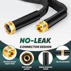 Toolasin Garden Hose 50 FT, Non-Expanding, Lightweight Water Hose with 3/4" - Image 4