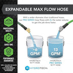 HydroTech Pro Series 50 ft Max Flow Garden Hose, 3/4 in Diameter - Image 3