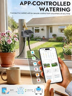 Insoma Solar WiFi Water Timer w/Adjustable 120° Solar Panel, 2-Zone Smart Sprinkler Timer Solar&Type-C Powered, APP&Voice Control Auto Irrigation for Lawn Garden, No Need Hub, Work with Alexa&Google - Image 3
