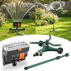 3-in-1 Lawn Sprinkler System with Adjustable 16-30" Riser by ElectricWise