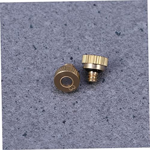 BESPORTBLE 90pcs Brass Atomizing Nozzle for Outdoor Cooling System Leak Misting Sprayer for Landscaping and Humidification Efficient Water and Energy Saving - Image 3