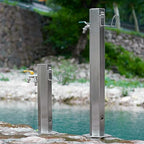Durable Veal Garden Water Column with Faucet - Floor Mount Outdoor Hose Stand, Antifreeze Tap for Patio, Backyard, Villa & Park - Ideal Garden Watering Solution - Image 7