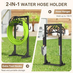 Garden Hose Holder Stand Heavy Duty Freestanding 150 FT - Image 2