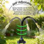 100FT Drip Irrigation Kit, 32 360° Copper Nozzles, Garden Watering System - Image 3