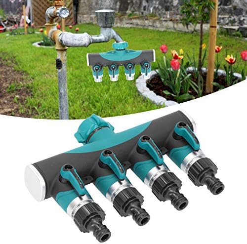 4 Way Hose Splitter Metal Water Valve Connector - Image 3
