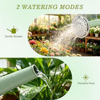 1 Gallon Watering Can for Outdoor&Indoor Plants，Cream Green - Image 4