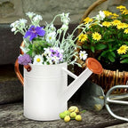 Metal Watering Can with Removable Spout, Galvanized Watering Can, Perfect for Indoor Use and for Outdoor Use (1 Gallaon, White) - Image 5