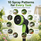 Garden Hose, 100 FT Non-Expandable Flexible Hose with Male/Female Fittings - Image 6