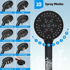 Hibbent All Metal cUPC Certified High Pressure Rainfall 8'' Shower Head - Image 5