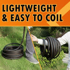 50 ft Garden Hose, 5/8 in Hybrid Rubber, Heavy Duty Water Hoses - Image 6