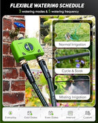 RAINPOINT WiFi Water Timer for Garden Hose, 2 Zone WiFi Sprinkler Controller, Smart Hose Timer Valve, Automatic Drip Irrigation System/Rain Delay for Garden (Brass Inlet, WiFi & Ethernet Connection) - Image 3