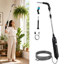 High Reach Plant Waterer for Indoor Plants, Electric Hanging Plant Waterer with 25.6"–35.4" Telescoping Watering Wand, 2000mAh Rechargeable Indoor Plant Watering Device with 6.8 ft Hose & Spray Nozzle by Unknown