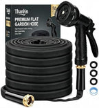 Garden Hose 100 FT Non-Expanding, Ultra-Lightweight, Kink-Resistant, Burst-Proof, Lead-Free & All-Weather Flexible High-Pressure Hose for Watering, Yard Work, Car Cleaning & Pet Bathing (100 FT) by Unknown