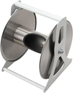1/2in Stainless Steel Garden Hose Holder Kit, Wall Mounted Garden Hose Reel 50m Capacity Water Hose Storage Rack With 360° Rotatable Handle For Home Garden Lawn #002 - Image 3