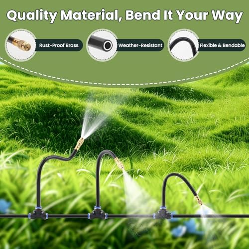 200FT Automatic Drip Irrigation Kits Garden Watering System 40 Nozzles - Image 5