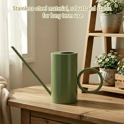 Indoor Watering Cans Long Spout No Spills (Green) - Image 2