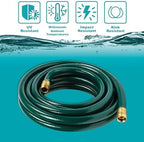 Gilmour 843251-1001 Flexogen Heavy Duty Watering Garden Hose 3/4in x 25 Feet, Green - Image 3