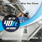 X-Jet M5#9 Kit | 3-3.5 GPM | Adjustable Long-Range External Injection Variable Pressure Washing Nozzle | Perfect for Washing Residential & Commercial Properties from the Ground | W/ 2000 to 4500 PSI - Image 3