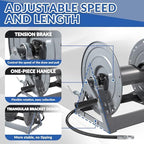 FIXFANS Pressure Washer Adapter Sets,Pressure Washer Hose Reel - Image 7