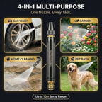 Water Pressure Nozzle, Heavy-Duty Adjustable High-Pressure Hose Nozzle for Garden Watering, Car Washing, Pet Showering & Outdoor Cleaning, Leak-Proof Multi-Pattern Spray Head, 3-Pack - Image 2