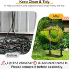 2 Pack Garden Hose Holder,100ft Capacity Hose Reel for Outside - Image 6