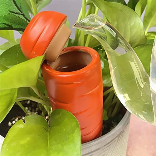 4pcs Easter Carrot Watering Globes Spikes Terracotta Plant Automatic Waterer Irrigation Drippers Automatic Stakes - Image 3