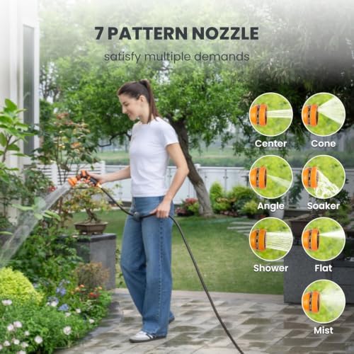 Giraffe Tools Retractable Garden Hose Reel Auto Rewind Wall Mount 5/8" 62FT - Image 5