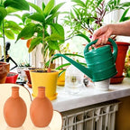 4 Pcs Large Terracotta Watering Pots 50 oz Ollas Self-Watering Pots with Lids Terracotta Watering Globes Bulk Plant Irrigation System for Indoor Outdoor Plants Garden Beds - Image 6