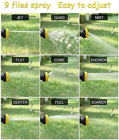 Garden Spray Nozzle High Pressure 1/2" Water Pipe Expandable Garden Hose Spray Guns Garden Hose (10M-100M Water Pipe Set) (Color : 40m Water Pipe Set) - Image 4