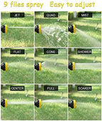 Garden Spray Nozzle High Pressure 1/2" Water Pipe Expandable Garden Hose Spray Guns Garden Hose (10M-100M Water Pipe Set) (Color : 40m Water Pipe Set) - Image 4