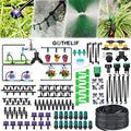 GOTGELIF 40m Irrigation System, DIY Micro Drip Irrigation Kit with Adjustable Nozzle, Automatic Watering Kit, Garden Plant Watering System for Yard, Greenhouse, Lawn by Brandintroduction