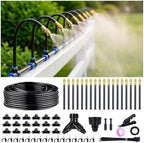 Thiswing 100FT 360° Adjustable Irrigation System for Garden by Thiswing