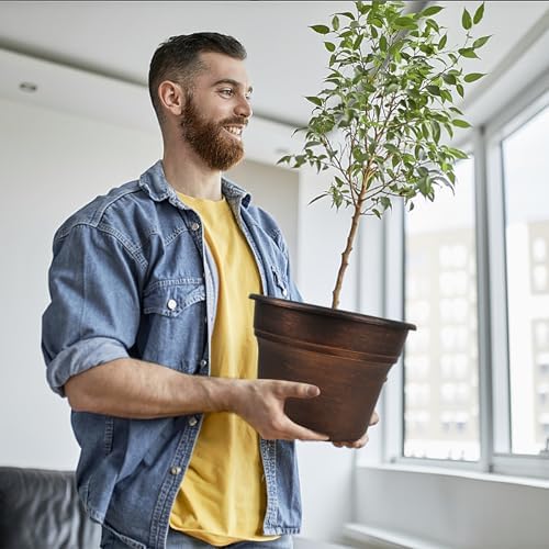 Fodetyff Planters-Plant-Pots-Indoor-Outdoor, 13 inch 4 Pack Copper - Image 6