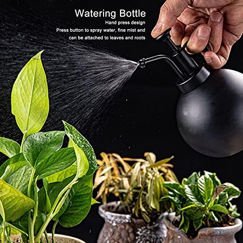 Plant Mister Spray Bottle, Small Hand Pump Spray Bottle Plant Mister Watering can Indoor with Bronze Plastic Top Pump for Outdoor Garden Decorative Garden, Plants, Cleaning(500 ML) - Image 4