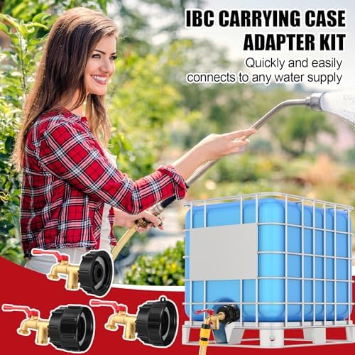 Ibc Tote Adapter, Brass Double Valve, 3/4'' Male Npt to 3/4'' Ght - Image 7