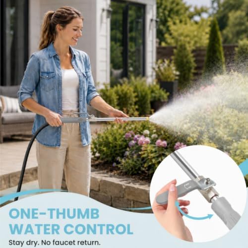 Jet Nozzle for Garden Hose, High Pressure Washer Hose Nozzle - Image 4
