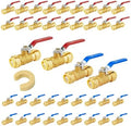 40PCS Foskan 3/4" Push Fit Ball Valves,1/4" Turn Shut-off Valves by Unknown