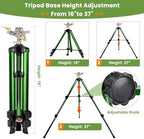 Pattiumo 2 Pack Lawn Sprinklers for Yard - 360° Tripod Sprinklers for Yard Large Area - Heavy Duty with 3/4 Inch Connector and Extension Legs - Flip Locks - Image 4
