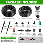 240FT DIY Automatic Drip Irrigation System Kit for Garden - Image 3