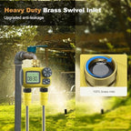 Garden Hose Faucet Timer 2 Zone Watering Timer for Home and Garden House Use Programmable Irrigation Controller ABS - Image 5