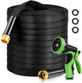 100FT Non-Expandable Garden Hose Lightweight Flexible Water Hose With Sprayer Nozzle High Pressure Kink Resistant & Leakproof Durable Portable For Yard Garden Lawn by Zeepair