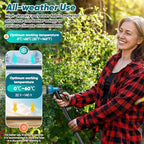 Garden Hose 100FT Non-Expanding, Lightweight Hose With 10-Function Nozzle, Leak-Proof No-Knot, Easy to Carry, Wear-Resistant, Sturdy 3/4GHT Flexible Water Hose for Outdoor (Black with Nozzle) - Image 6