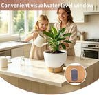 4-Pack Large Self Watering Pots for Indoor Plants, 12/10/9/8 Inch Planters with Visible Water Level Window, Automatic Watering System for Monstera, Fiddle Leaf, Herbs, Succulents, White - Image 4